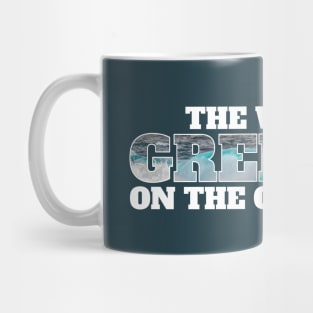 The wave is greener on the other side - surfing Mug